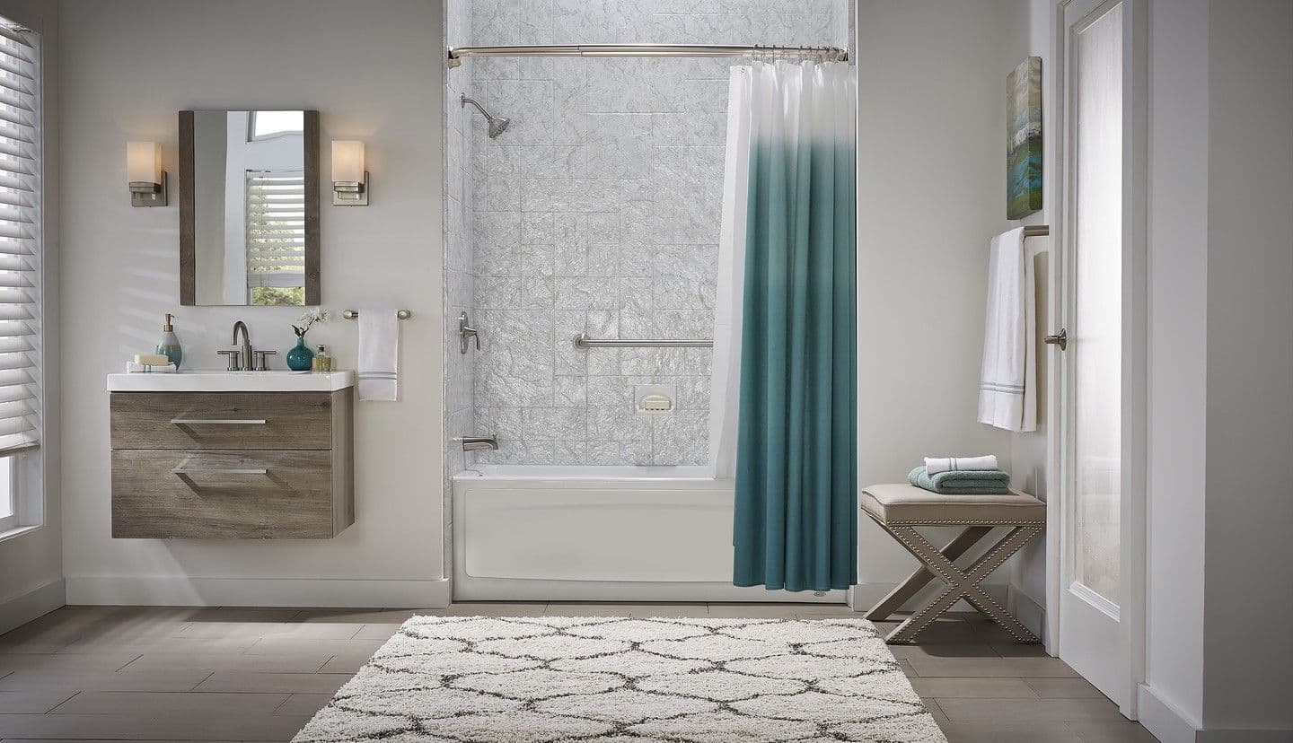 Bathtub with Shower